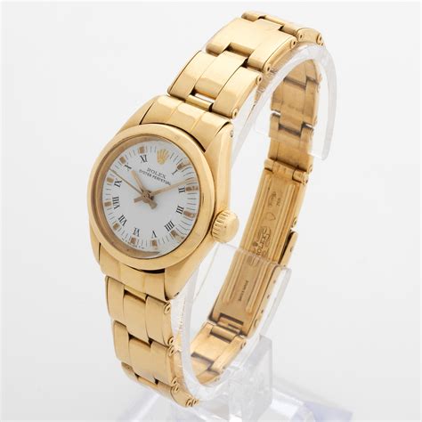 6718 rolex vetroplastica|Rolex Lady Oyster Perpetual Ref 6718, 18k Yellow Gold  .